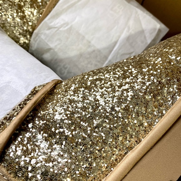 New Gold Uggs Classic Mini Bow Cosmos 10 - Picture 9 of 13